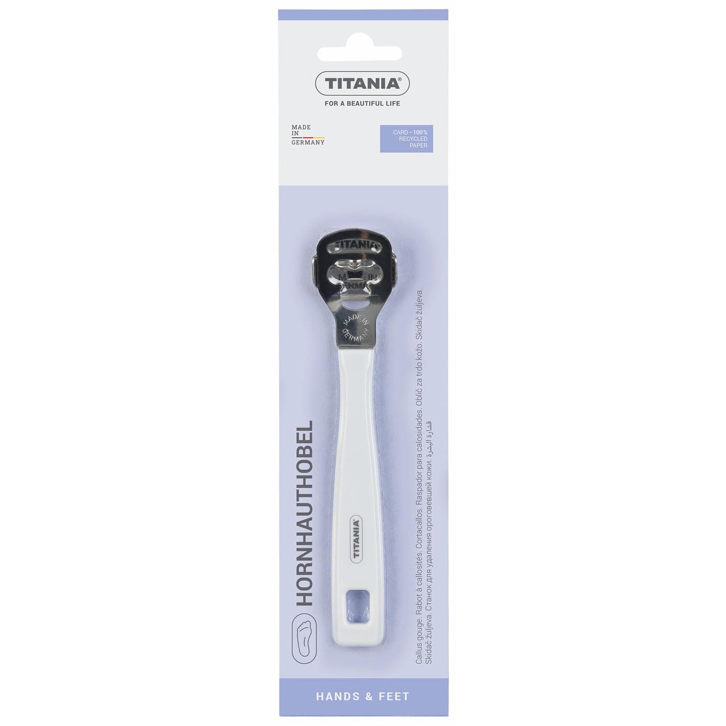 Raspador para calosidade Titania