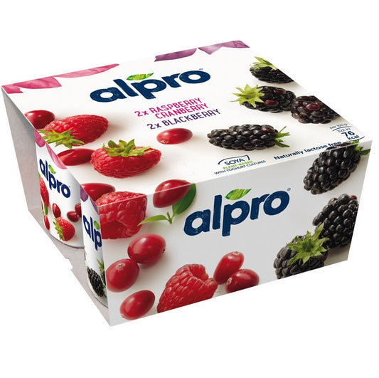 Iogurte Alpro Framboesa e Amora