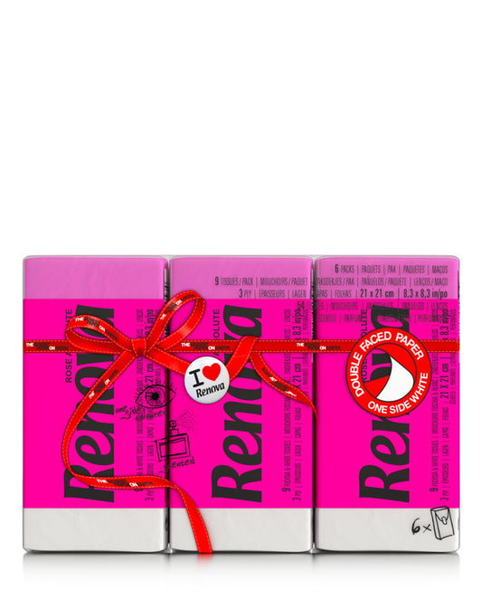 Lenços renova rosa 6x