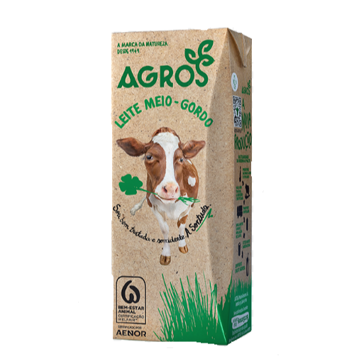 Leite agros meio gordo 200ml