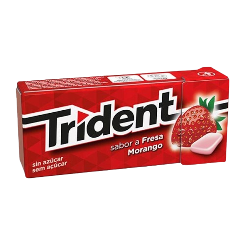 Chicletes Morango s/açucar Trident