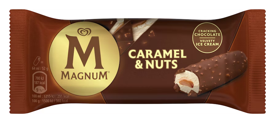Magnum Caramelo e Nuts Olá