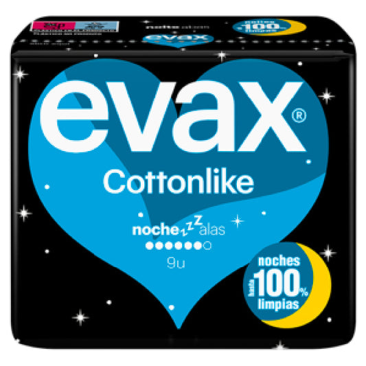 Pensos higienicos evax noite 9uni.