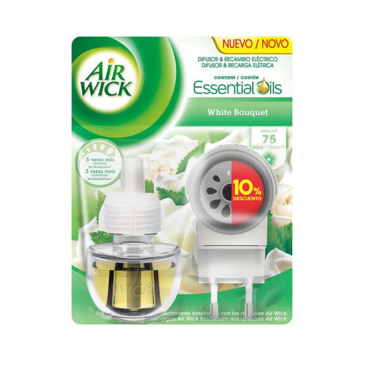 Ambientador Elétrico White Oils Essential Oils AirWick