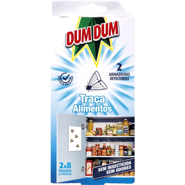 Armadilhas dumdum traça de alimentos 2x