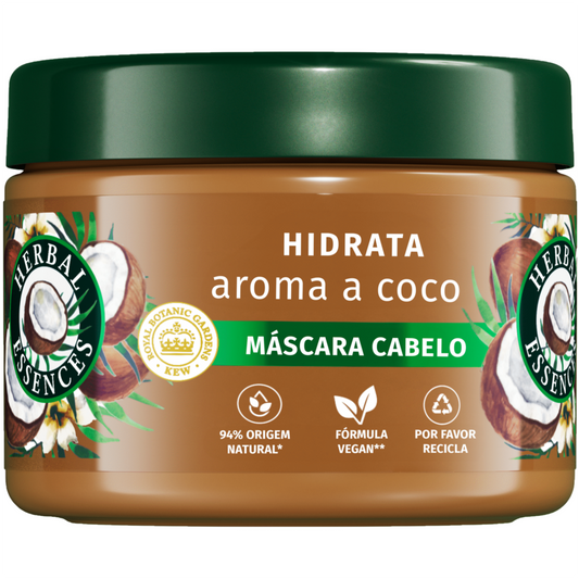 Mascara cabelo herbal coco 300ml