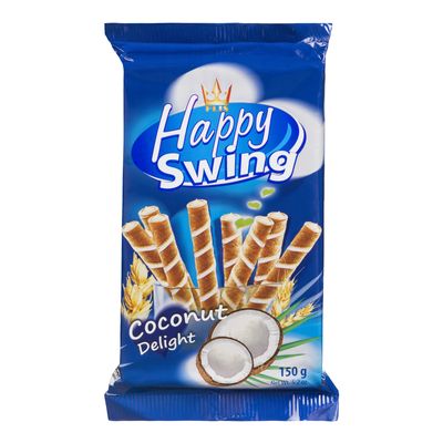 Bolachas canudinhos recheados Coconut 150g
