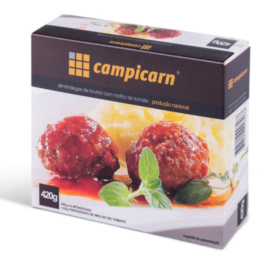 Almondegas bovino com molho de tomate Campicarn 420g