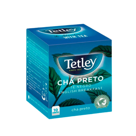 Chá preto tetley 10saq.