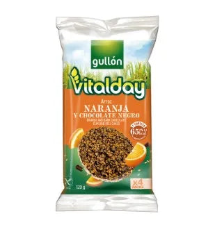 Bolacha de Arroz Laranja 4x2 Vitalday Gullon 120g