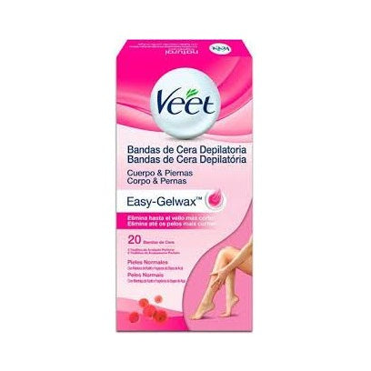 Bandas cera depilatoria 20uni. Veet