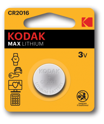 Pilha CR2016 3V Kodak