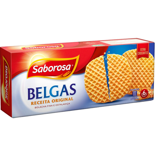 Bolachas 6x belgas Original Saborosa 220g