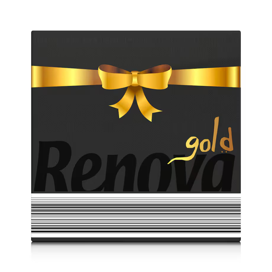 Guardanapos preto renova gold 40uni