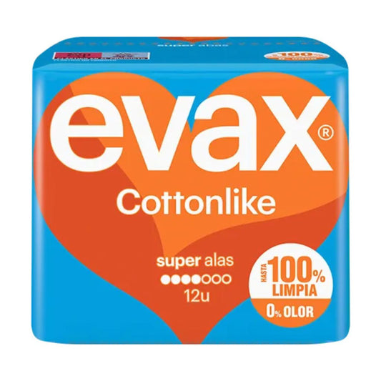 Pensos higienicos evax super c/alas 16uni.