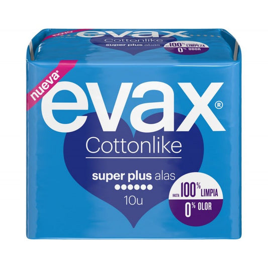 Pensos higienicos evax super plus c/alas 12uni.