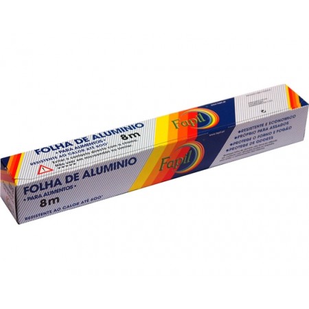 Rolo aluminio fapil 8m.