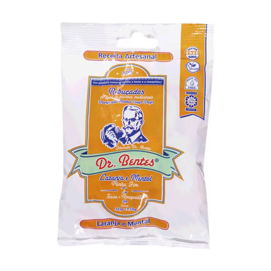 Rebuçados Laranja e Mentol Dr.Bentes 100g