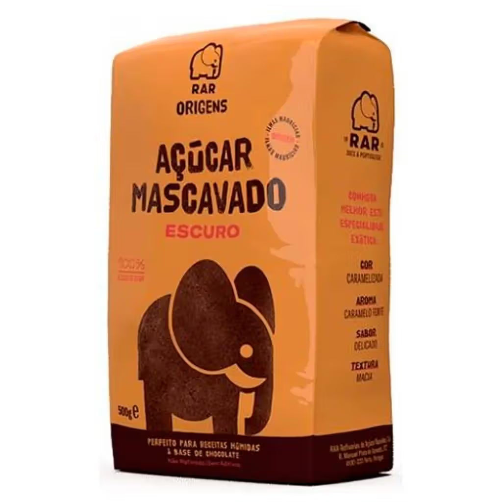Açucar mascavado escuro RAR 500g
