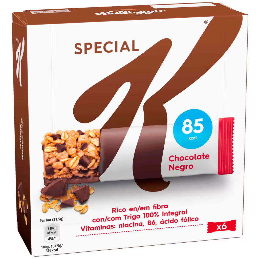Barritas cereais com chocolate 6x Special K150g