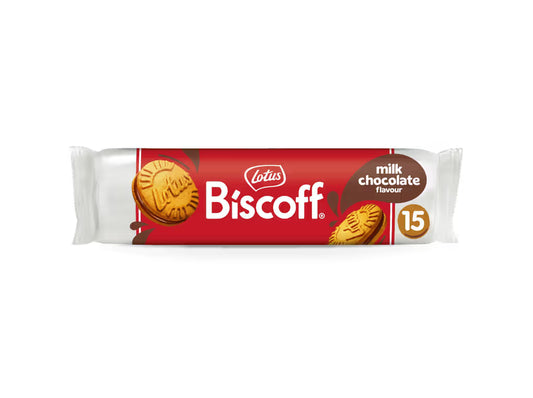 Bolachas biscoff recheio milk chocolate lotus 150g