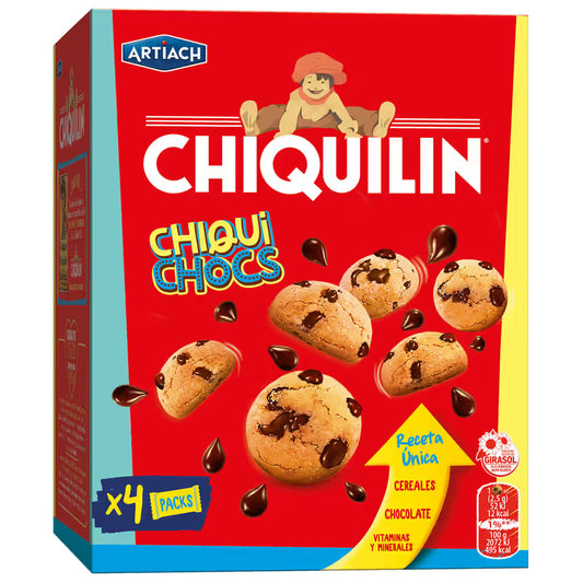 Bolachas Mini Chiqui Chocs chiquilin 4x Artiach 140g