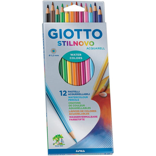 Lápis de Cor Giotto Stilnovo Acquarell 12x