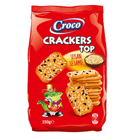Bolachas Ceackers Top Croco 150g