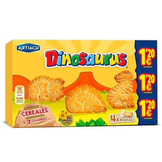 Bolachas Dinossauros Artiach 4x