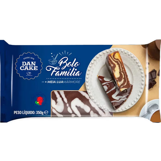 Bolo Meia Lua Marmore DanCake 350g