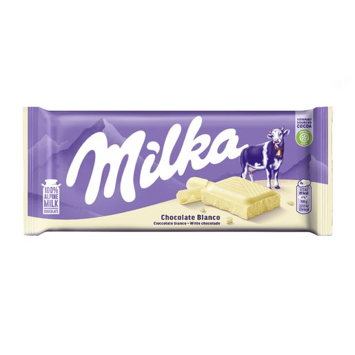 Chocolate branco Milka 90g
