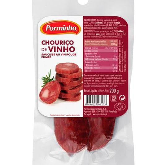 Chouriço de Vinho Porminho 200g