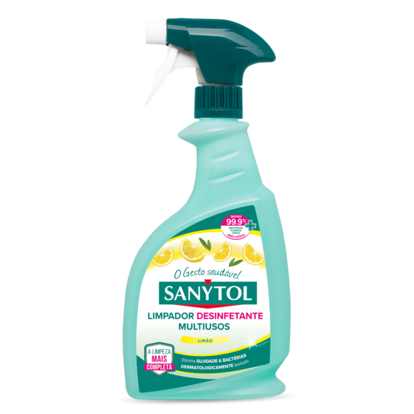 Detergente Desinfetante Multiusos limão Sanytol  750ml