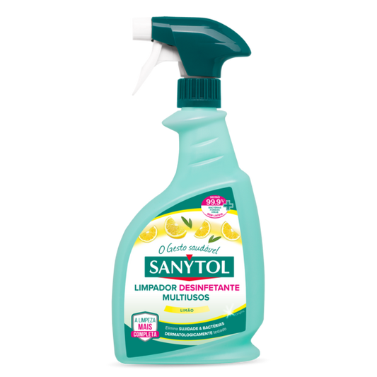 Detergente Desinfetante Multiusos limão Sanytol  750ml