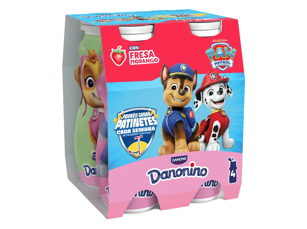 Iogurte Danonino de Morango 4x Danone