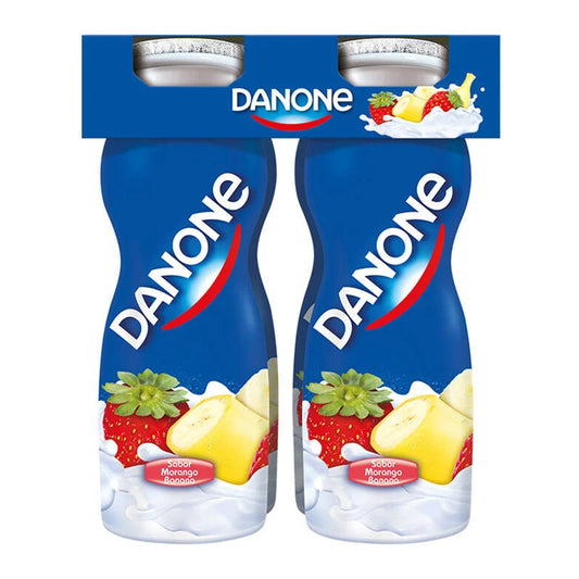Iogurte Morango e Banana Danone 4x