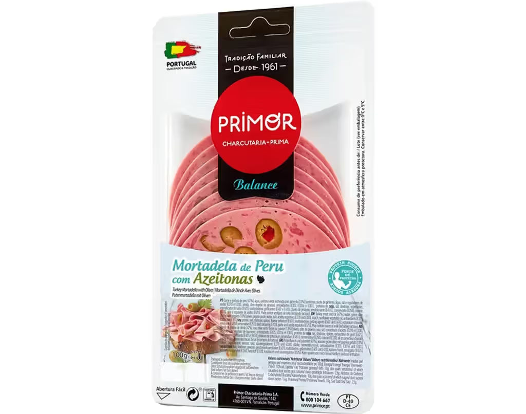 Martadela de Peru com Azeitonas Primor 100g