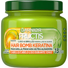 Mascara Cabelo Fructis Liso e Brilho Garnier 320ml