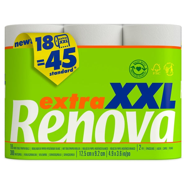 Papel higienico 18x renova extra XXL