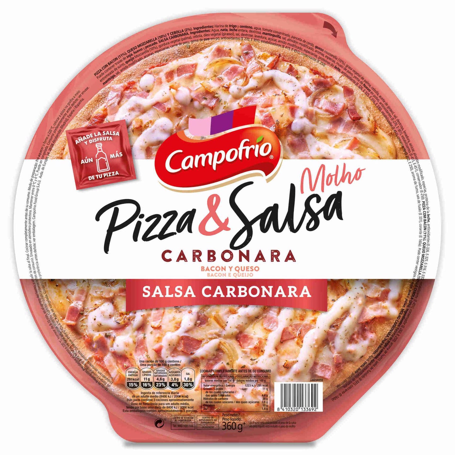 Pizza Carbonara Camofrio