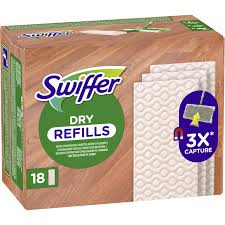 Toalhitas Madeira swiffer Dry 18uni