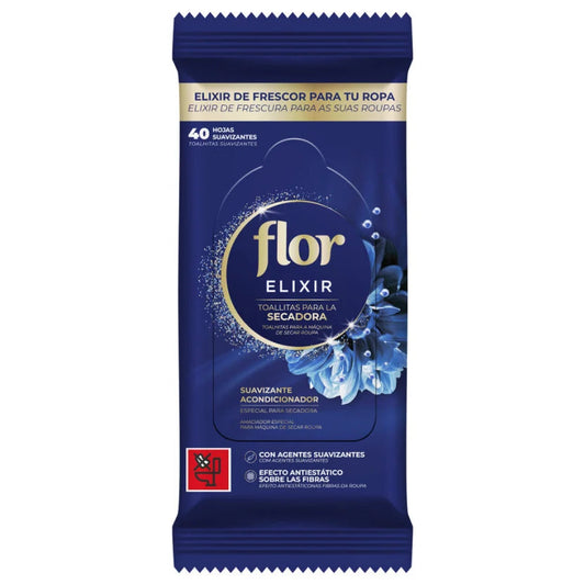 Toalhitas Secadora Elixir flor 40x
