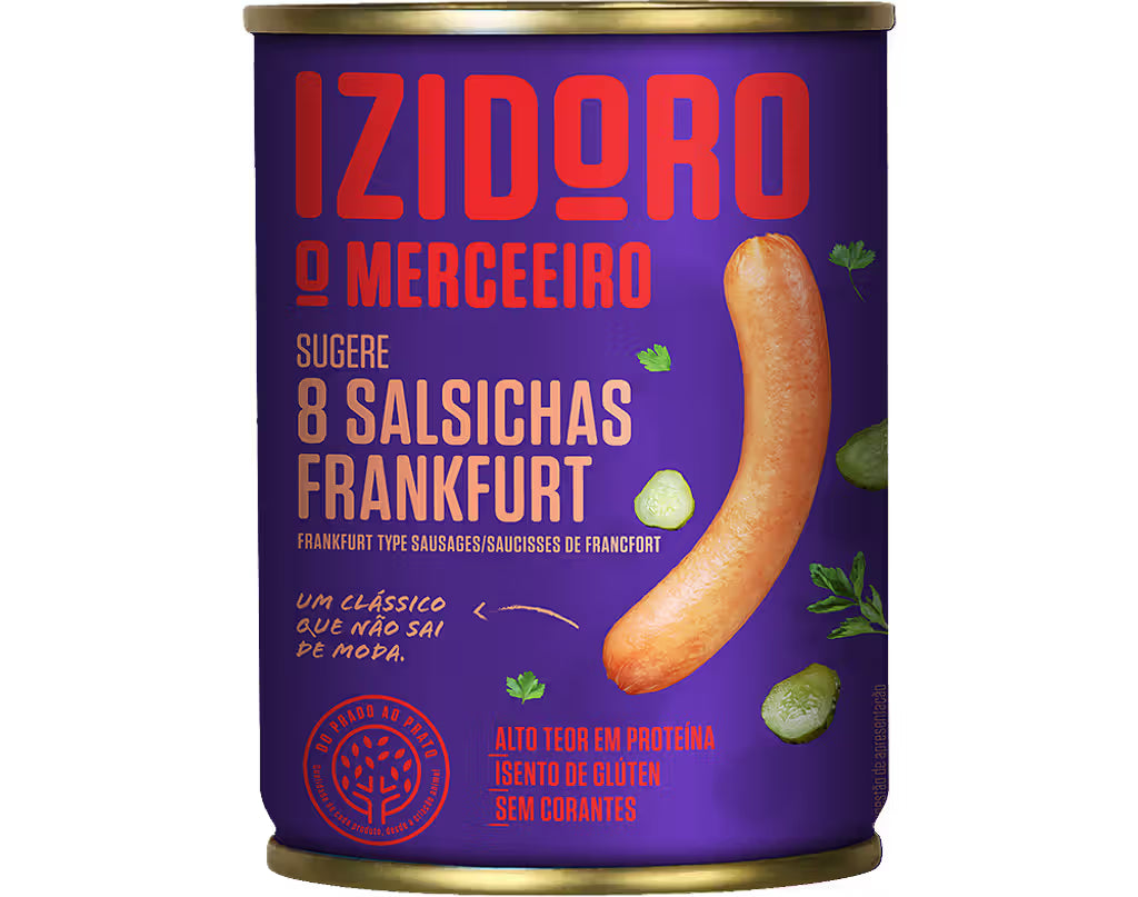 Salsichas izidoro 9 uni. 350g