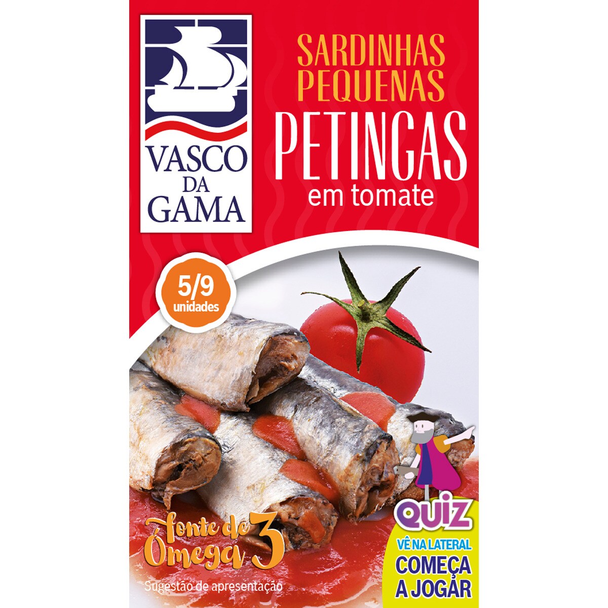 Sardinha com tomate vasco da gama 90g