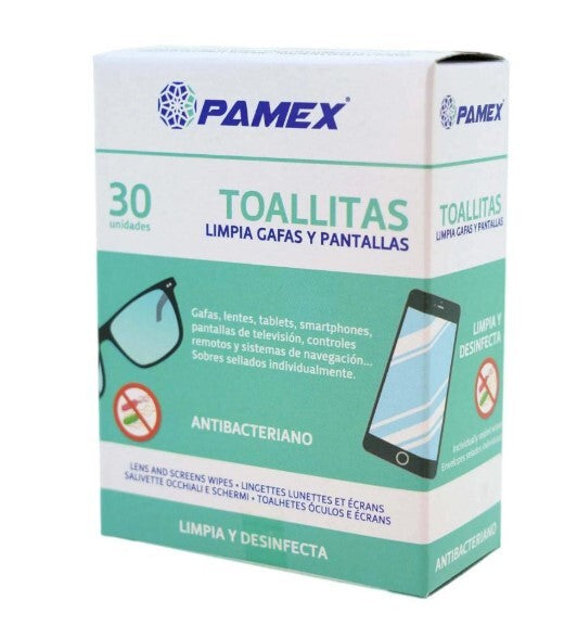 Toalhitas 30uni Pamex