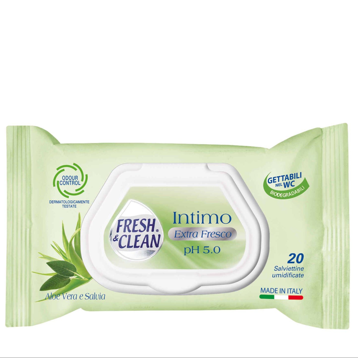 Toalhitas intimas Fresh and Clean 20uni.