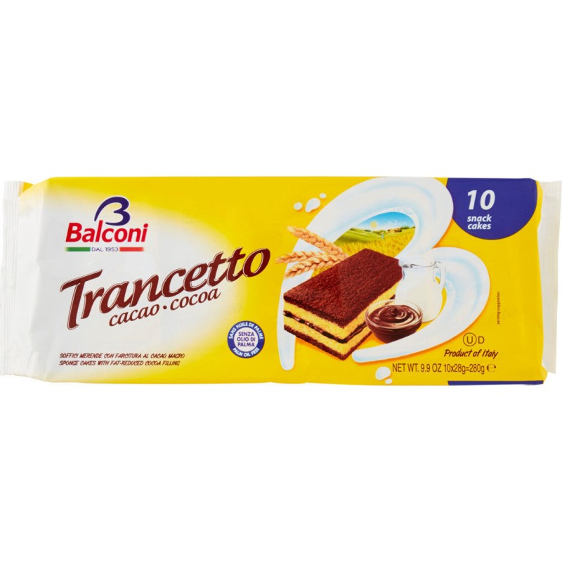 Tranceto Cacao 10x balconi 280g