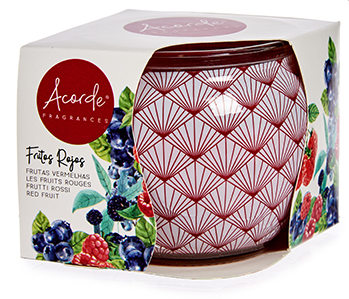 Vela Ambientador Frutos Vermelhos Acorde
