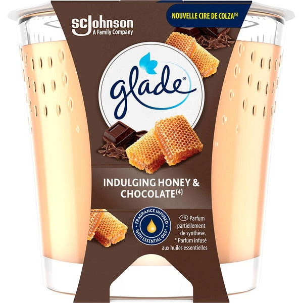 Vela mel e chocolate Glade 112g