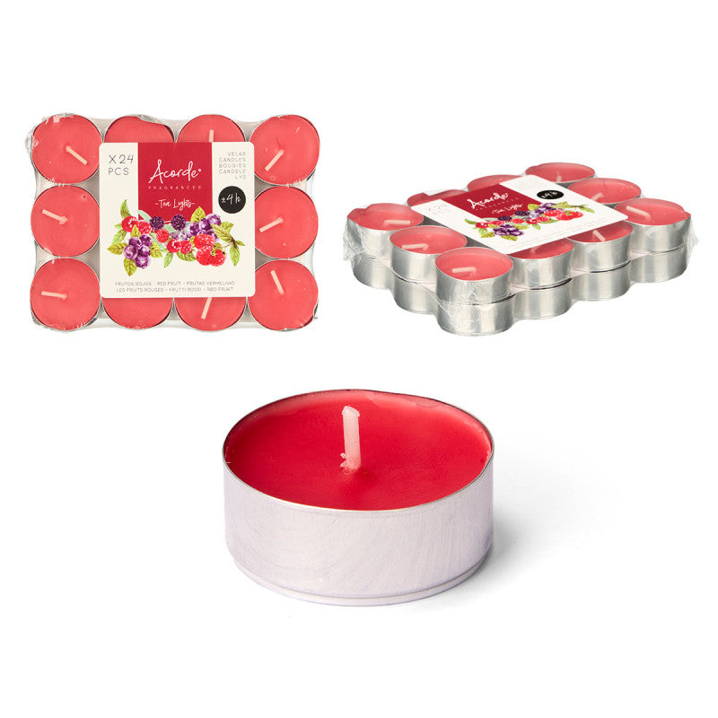 Velas Frutos Vermelhos Acorde 24x